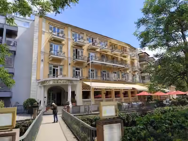 Atlantic Parkhotel in Baden-Baden with its terrace